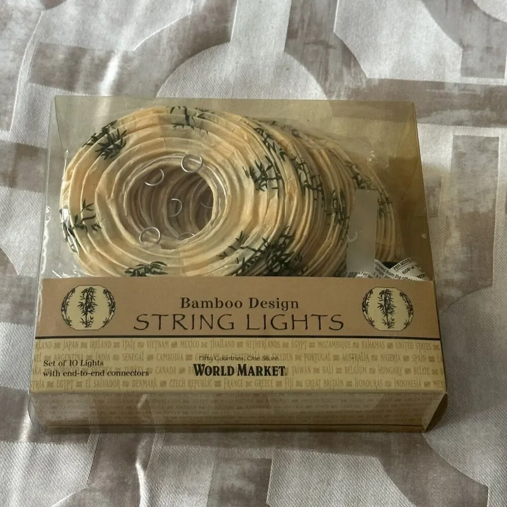 World Market bamboo design